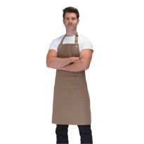 Dennys Canvas Bib Apron With Pocket