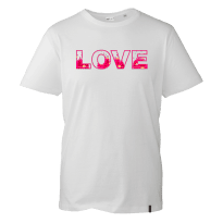 Bitcoin Love Hearts Tee